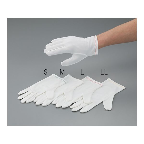 ウインセス ナイロン手袋 L 赤 No.8011-1-SP1-L 1袋(10双) 3-4730-03（直送品）