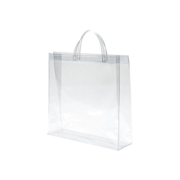 シモジマ PVC透明バッグ 大 3-4851-03 1袋(10枚)（直送品）