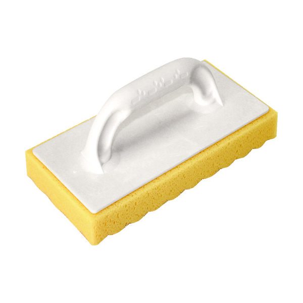 K/H 【売切廃番】 ウォッシュフロート Rustica 荒面用スポンジ付 黄色 140×2 4921428 1個（直送品）