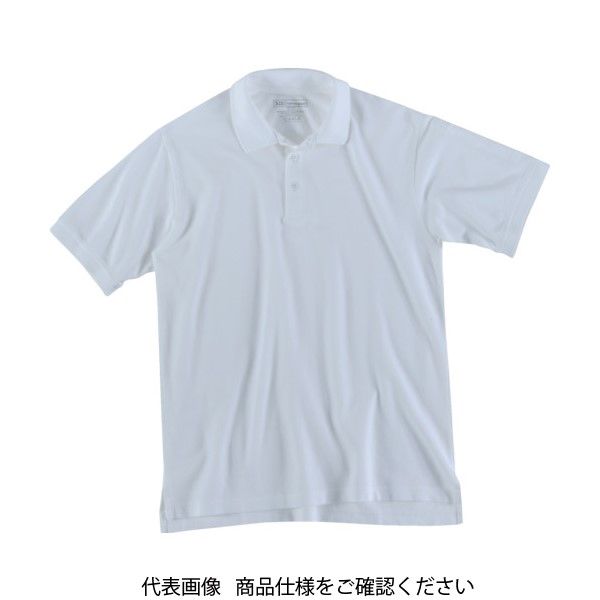 5.11 SS ユーティリティーポロ ホワイト M 41180-010-M 1枚 836-9373（直送品）