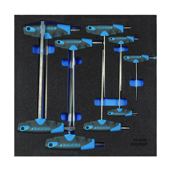 GEDORE T型六角棒レンチセット 1500CT2ーDT2142 2309009 1セット 855-8936（直送品）
