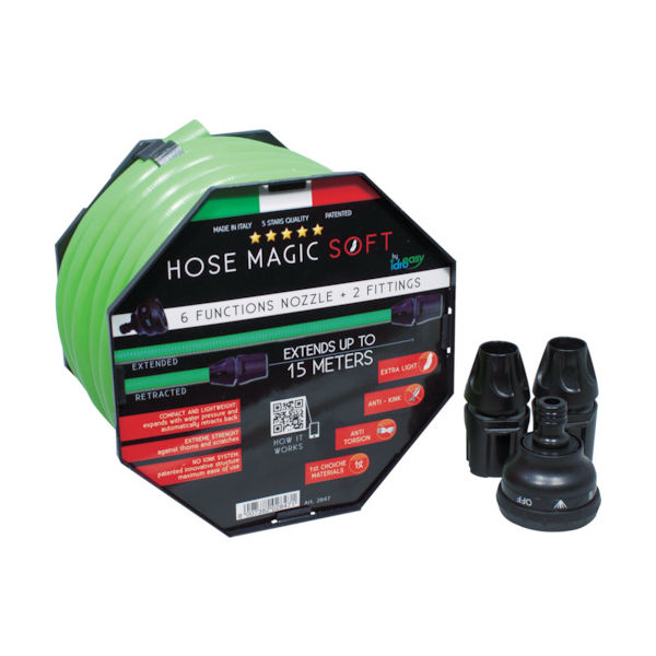 Euroequipe idroeasy 【売切廃番】 マジックソフトホース 13.5X18mm 30m MS1330GN-FN 1巻（直送品）