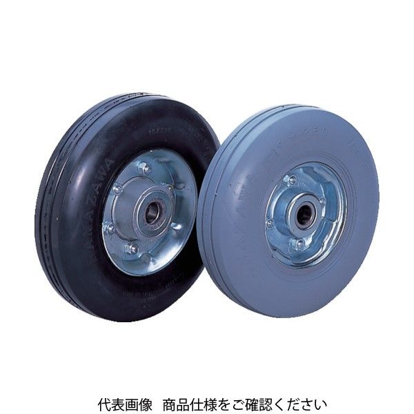 カナツー（KANATSU） カナツー ゼロプレッシャータイヤ 車輪 ハブ付 ZP10X2.75MS-GY 1個 828-7509（直送品）