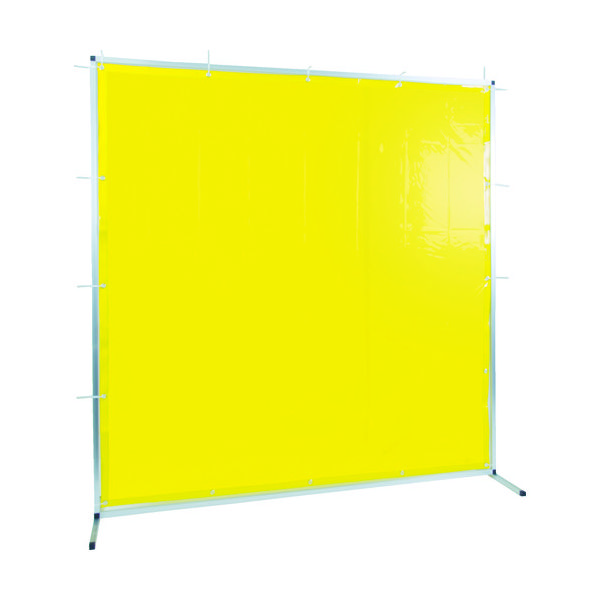 トラスコ中山 TRUSCO 溶接用遮光フェンス アルミ製 W2000XH2000 イエロー TYAF-2020-Y 1台 856-3500（直送品）