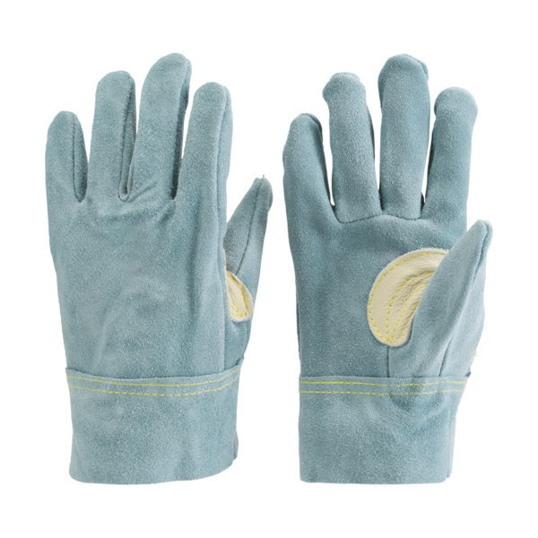 トラスコ中山 TRUSCO オイル加工革手袋 当て付 Mサイズ TYK-107BH-M 1双 836-4792（直送品）