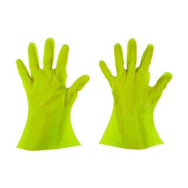 東京パック 使い捨て手袋 ニューマイジャストエコノミー化粧箱S イエロー YNEK-S 1箱(200枚) 836-3682（直送品）