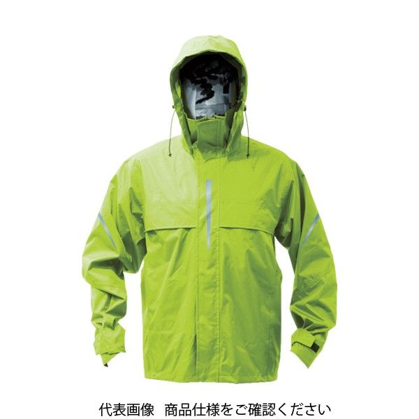 トラスコ中山 TRUSCO ベンチレーション(通気口)付レインスーツ ライム LL TRW360-84-LL 1着 856-4332（直送品）