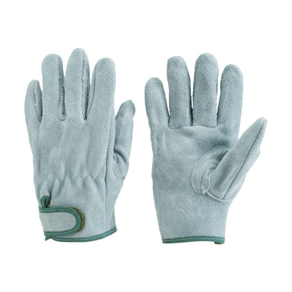 トラスコ中山 TRUSCO オイル加工革手袋 マジック式 Mサイズ TYK-717PW-M 1双 836-4793（直送品）