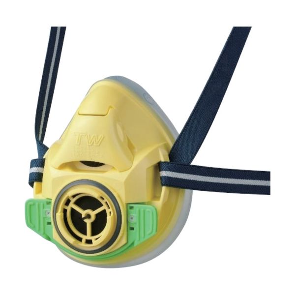 重松製作所 シゲマツ 防じん・防毒マスク TW01SC イエロー L TW01SC-YE-L 1個 835-6582（直送品）