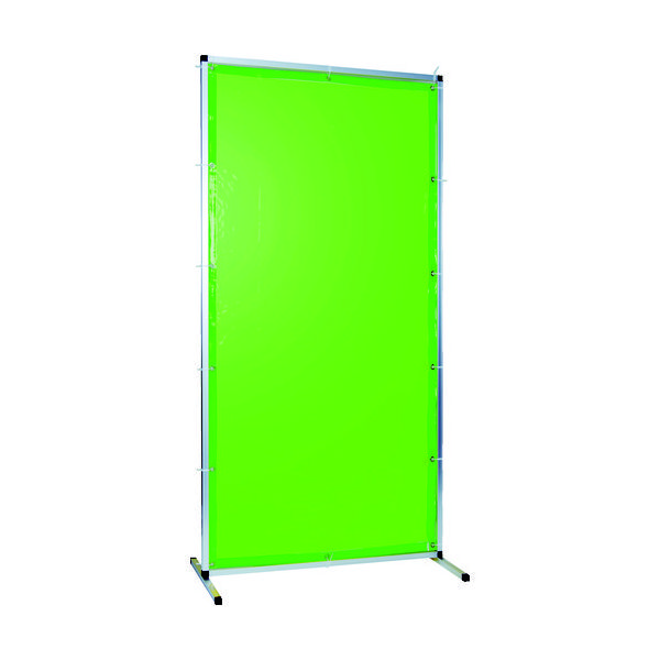 トラスコ中山 TRUSCO 溶接用遮光フェンス アルミ製 W1000XH2000 グリーン TYAF-1020-GN 1台 856-3487（直送品）