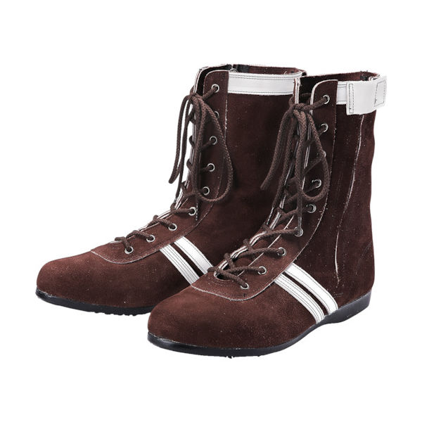 青木安全靴製造 青木安全靴 高所作業用安全靴 WAZAーFー2 25.0cm WAZA-F-2-25.0 1足 855-9208（直送品）