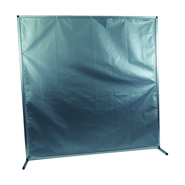 トラスコ中山 TRUSCO 火花対策用 アルミ製衝立 W2000XH2000 両面コーティング YAK-2020RS 1台 856-3505（直送品）