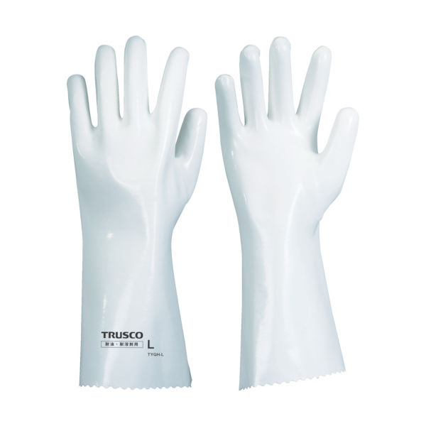 トラスコ中山 TRUSCO 耐溶剤手袋 重作業用 S TYGH-S 1双 856-0859（直送品）