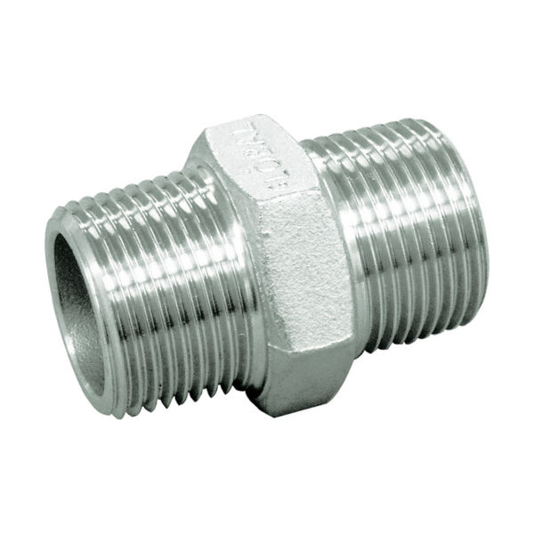 フローバル 六角ニップル(SCS14A) 04116006 V6N-S14-08 1個 836-5211（直送品）