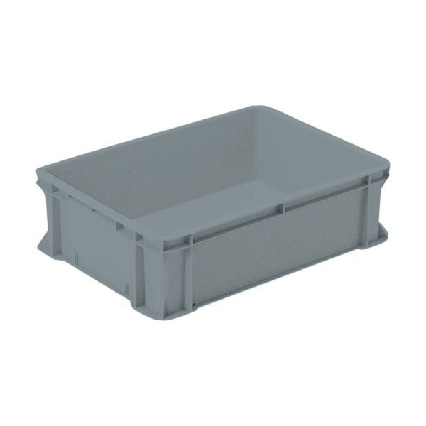 岐阜プラスチック工業 リス ボックス型コンテナ 133621 B型プラテナーBー17ー2 グレー B-17-2 GY 1個 836-2433（直送品）