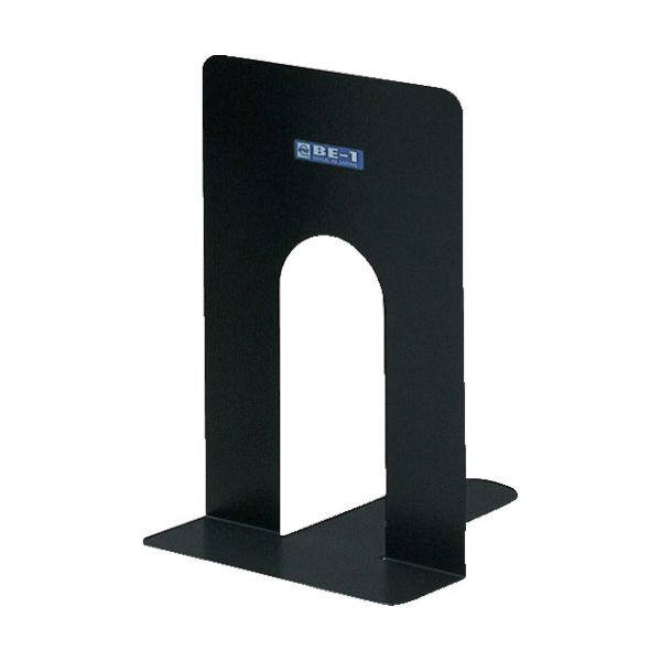 オープン工業 OP ブックエンド (特大) 2枚1組 黒 BE-1-BK 1組(2個) 808-1986（直送品）