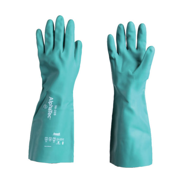 アンセル・ヘルスケア・ジャパン アンセル 耐薬品手袋 アルファテック 58ー335 Mサイズ 58-335-8 1双 858-0723（直送品）