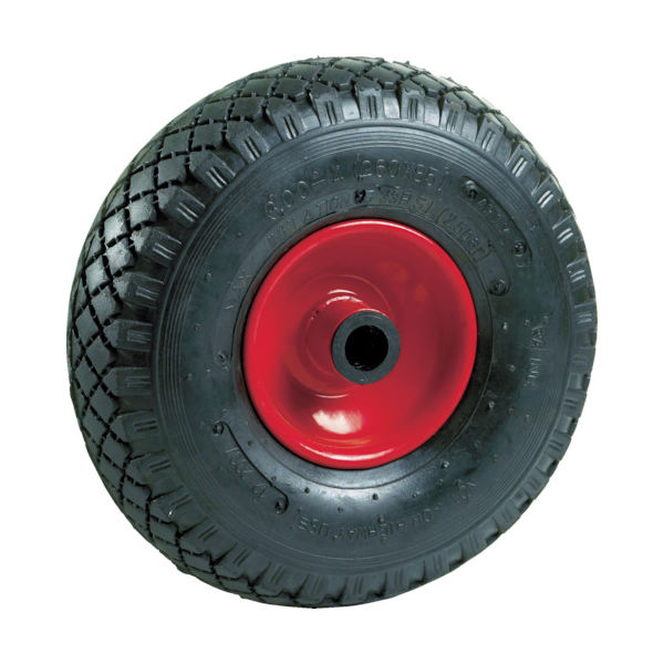 Ravendo 長尺物運搬車用交換車輪 空気入りスペアタイヤ 車輪径250×車輪幅75mm 640670 1個 836-7952（直送品）