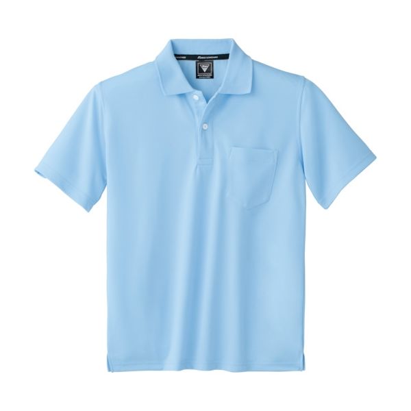 ジーベック XEBEC 半袖ポロシャツ6030ー42ーLL サックス 6030-42-LL 1着 836-6057（直送品）