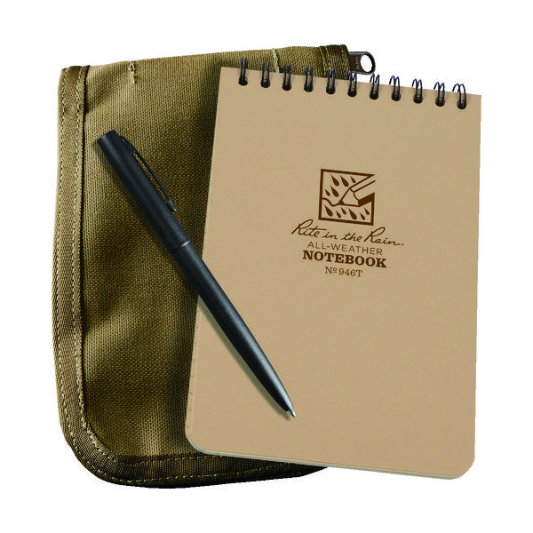 Rite in the Rain RITR 4X6キット タンブック/タンカバー 946T-KIT 1セット(1冊) 835-3952（直送品）