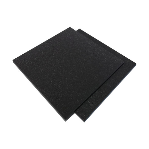 イノアックコーポレーション イノアック カームフレックス Fー9M 黒 10x1000x1000 化粧断ち加 F-9M-10 1枚（直送品）