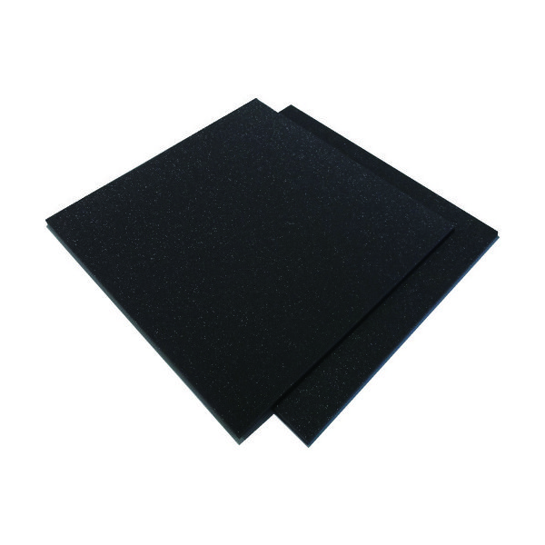 イノアックコーポレーション イノアック カームフレックス Fー9M 黒 20x1000x1000 化粧断ち加 F-9M-20 1枚（直送品）