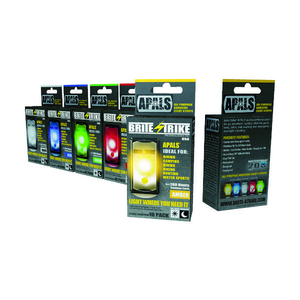 BriteーStrike BS BRITESTRIKE APALS 10個パック レッド APALS10-RED 1パック(10個)（直送品）