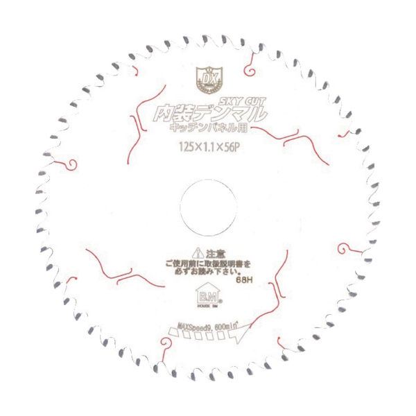 ハウスビーエム ハウスB.M 内装デンマル(キッチンパネル用) DMKP-12556 1枚 835-3085（直送品）