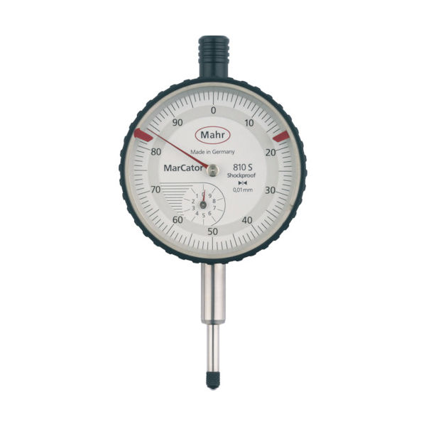 マール・ジャパン マール ダイヤルゲージ ダイヤルインジケーター 文字盤径50mm 耐衝撃タイプ(4311000) 810S 1個（直送品）