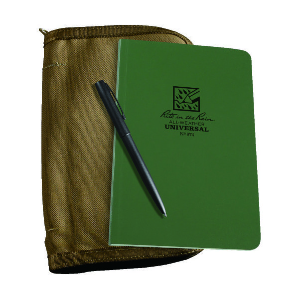 Rite in the Rain RITR 4 5/8X7 1/4キット グリーンブック/タンカバー 974-KIT 1セット（直送品）