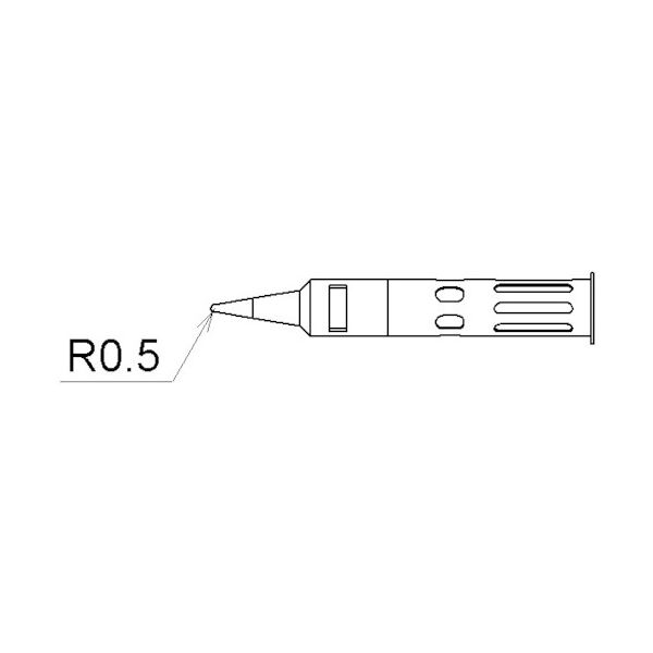 中島銅工 コテライザー ミニ用コテ先φ1 71-01-01 1本 823-0672（直送品）