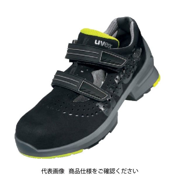 ウベックス UVEX 【売切商品】サンダル ブラック/ライム 26.0CM 8542.4-41 1足 855-2781（直送品）
