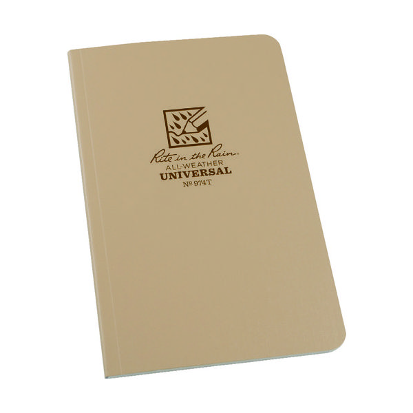 Rite in the Rain RITR 4 5/8X7 1/4 ソフトカバーブック 横開きタイプ ユニバーサル 974T 1冊（直送品）