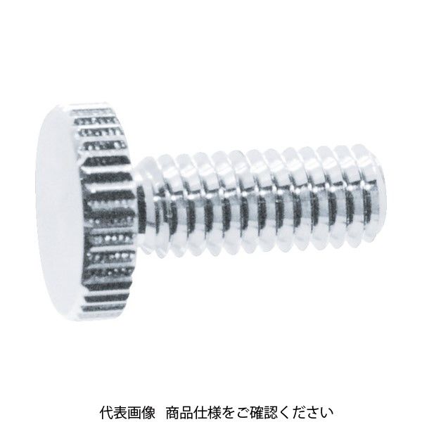 トラスコ中山 TRUSCO 装飾平小ねじ 低頭縦目ローレット M6 Φ16 L15 1個入 DS-AB210 1個 855-5823（直送品）