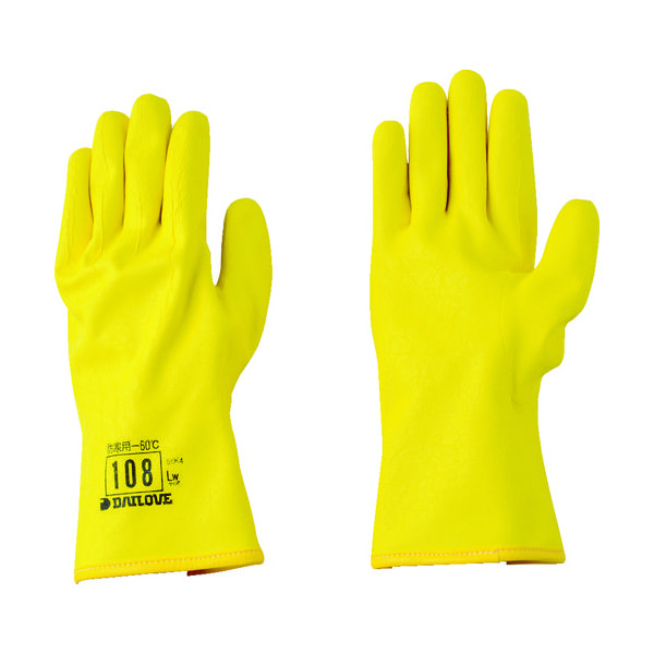 ダイヤゴム DAILOVE 防寒用手袋 ダイローブ108(LW) D108-LW 1双 721-9083（直送品）