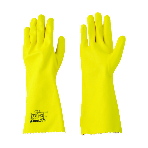 ダイヤゴム DAILOVE 耐油用手袋 ダイローブ220ー33(L) D220-33-L 1双 721-9148（直送品）