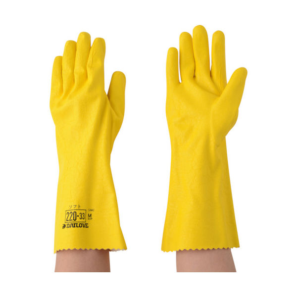 ダイヤゴム DAILOVE 耐油用手袋 ダイローブ220ー33(M) D220-33-M 1双 721-9156（直送品）