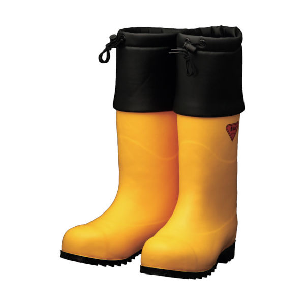 シバタ工業 SHIBATA 防寒安全長靴 セーフティベアー#1001白熊(イエロー) AC091-27.0 1足 856-9199（直送品）