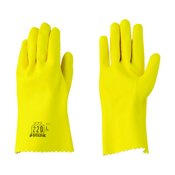 ダイヤゴム DAILOVE 耐油用手袋 ダイローブ220(L) D220-L 1双 721-9181（直送品）