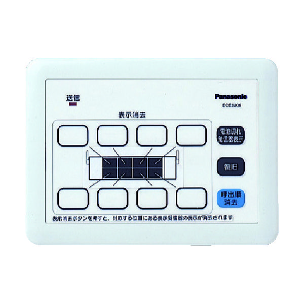 パナソニック Panasonic 小電力型サービスコール集中消去器 ECE3206 1