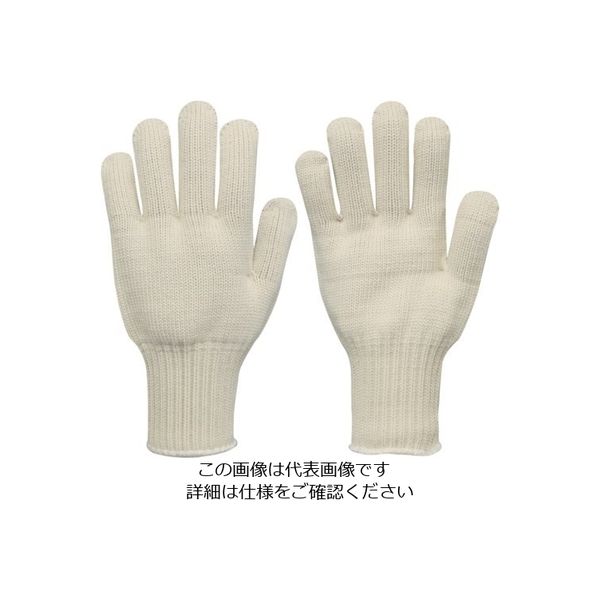 エキヤ産業 福徳 軍手 純綿超ごつい手袋 生成 フリー EG-199-1P 1双 836-5721（直送品）