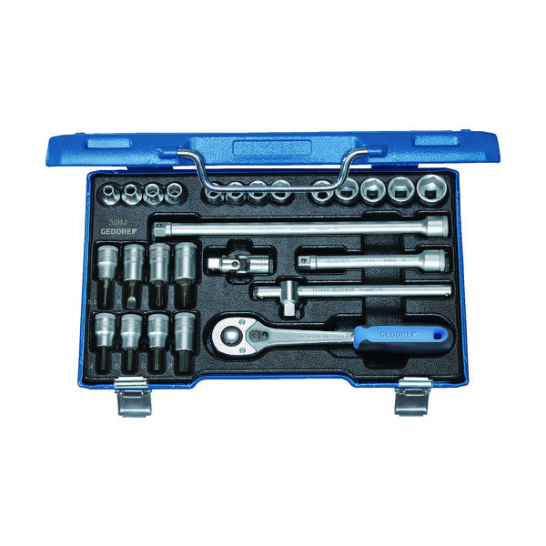 GEDORE ソケットセット 3/8 30 IMUー10 6229740 1セット 855-1301（直送品）