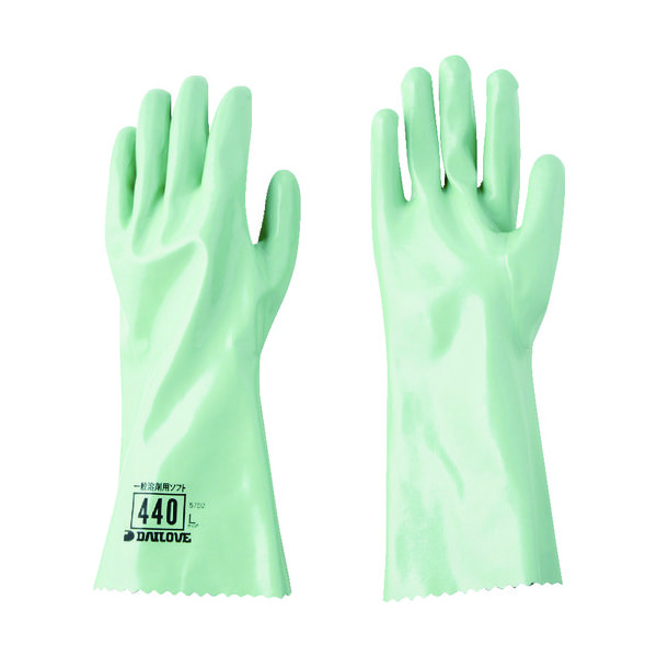 ダイヤゴム DAILOVE 耐溶剤用手袋 ダイローブ440(L) D440-L 1双 721-9491（直送品）
