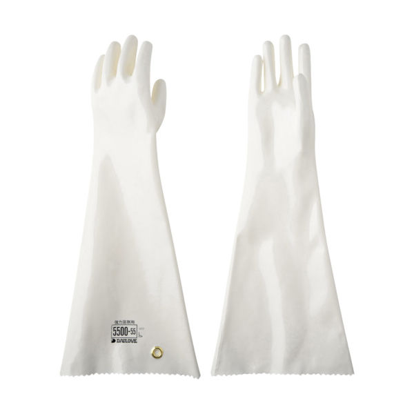 ダイヤゴム DAILOVE 耐溶剤用手袋 ダイローブ5500ー55(L) D5500-55-L 1双 721-9539（直送品）