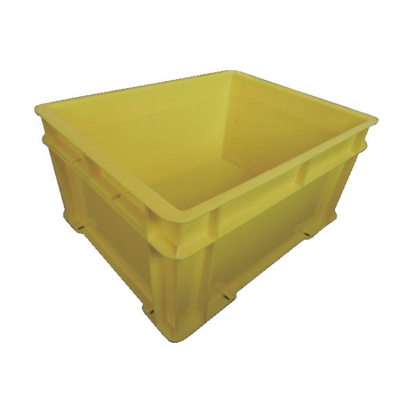 DICプラスチック DIC DA型コンテナDAー24 外寸:W446XD343XH217.5 イエロー 黄 DA-24 Y 1個（直送品）