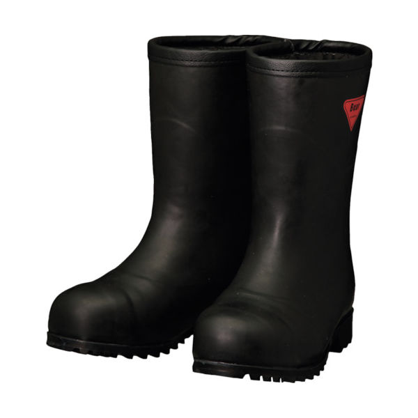 シバタ工業 SHIBATA 防寒安全長靴 セーフティベアー#1011白熊(ブラック)フード無し 27.0cm AC121-27.0 1足（直送品）