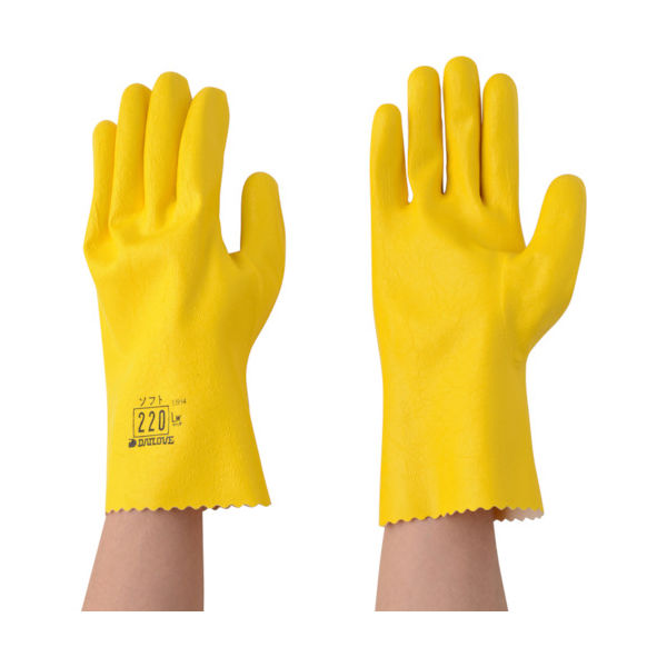 ダイヤゴム DAILOVE 耐油用手袋 ダイローブ220(LW) D220-LW 1双 721-9202（直送品）