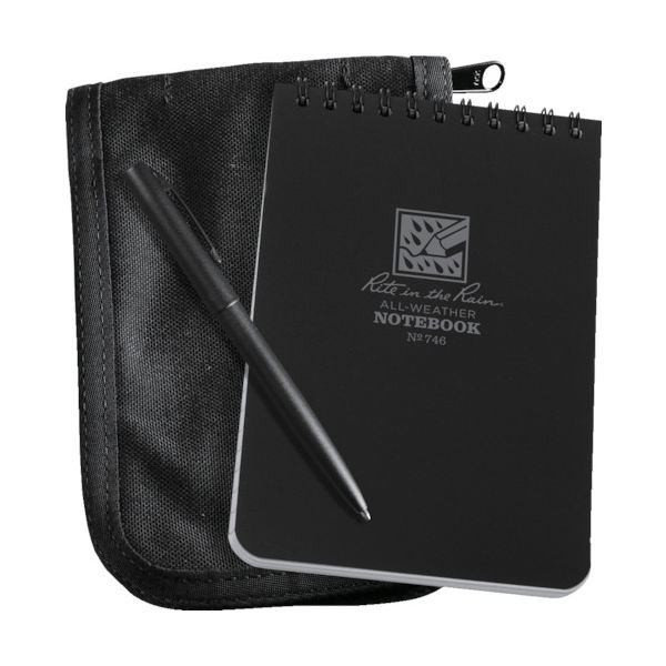 Rite in the Rain RITR 4X6キット ブラックブック/ブラックカバー 746B-KIT 1セット(1冊)（直送品）