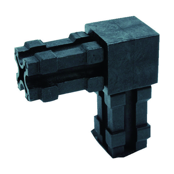 トラスコ中山 TRUSCO 25mmアルミフレーム用ジョイント 2方向 AFB-2W 1個 856-7317（直送品）