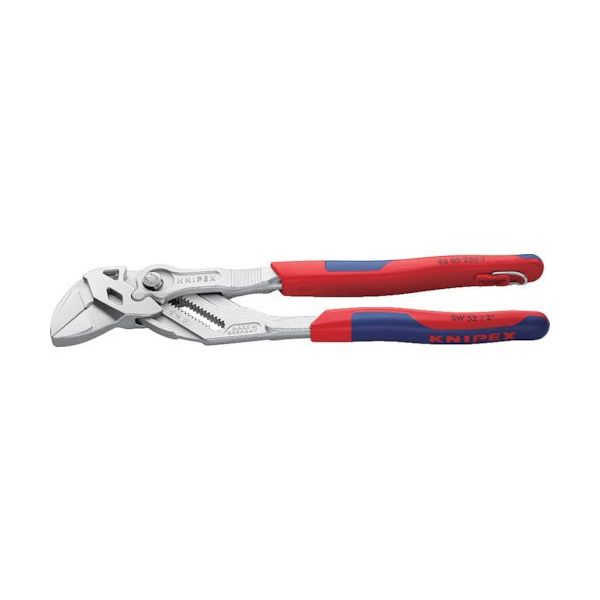 KNIPEX プライヤーレンチ 落下防止リング付 250mm 8605-250T 1丁 836